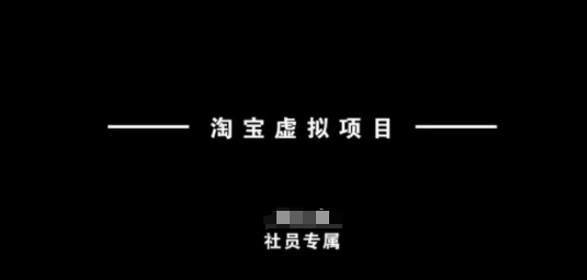 淘宝虚拟项目，从理论到实操，新手也能快速上手-北向